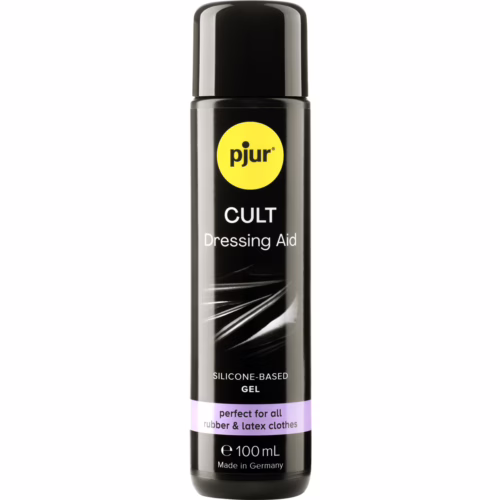 Pjur Cult Rubber and Latex Dressing Aid 100ml bottle for latex garment care