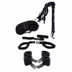 pd2102-00-1 fetish fantasy series bedroom bondage kit black complete set