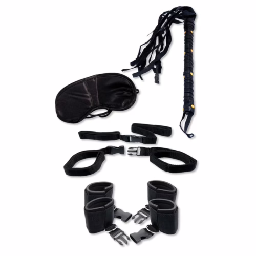 fetish fantasy series bedroom bondage kit black complete set