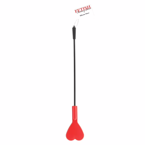 fetish fantasy heart flapper silicone impact toy red black