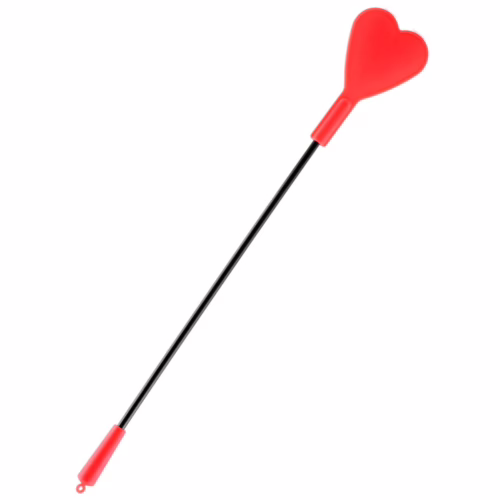 Fetish Fantasy Series Silicone Heart Flapper Red Black