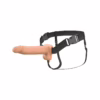 Fantasy X-Tensions Elite Vibrating 8inch Dual Density Silicone Hollow Strap On