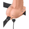 Fantasy X-Tensions Elite Vibrating 8inch Dual Density Silicone Hollow Strap On