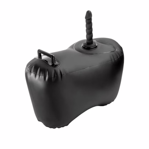 Fetish Fantasy inflatable love seat in sophisticated black design for couples