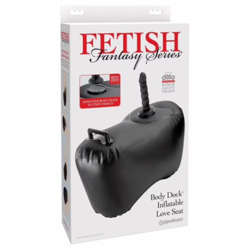 Fetish Fantasy Series Body Dock Inflatable Love Seat Black