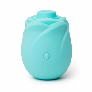 rp302sg5-1_1 Romp Rose Glow clitoral stimulator with unique glow-in-the-dark feature