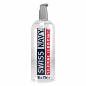 Swiss Navy silicone lubricant 16oz premium long-lasting personal lubricant bottle