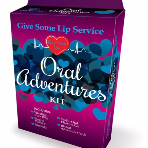 Little Genie Oral Adventures intimate couples kit with vibrating accessories